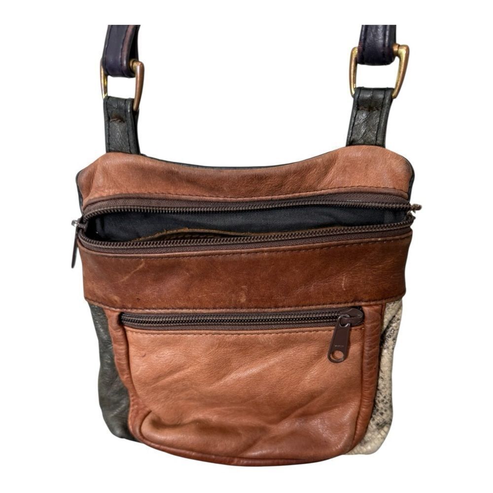 Elie handbags leather rustic crossbody western festival